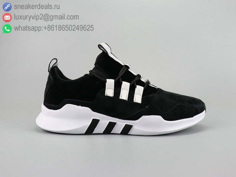 ADIDAS EQT SUPPORT ADV W BLACK WHITE LEATHER MEN RUNNING SHOES